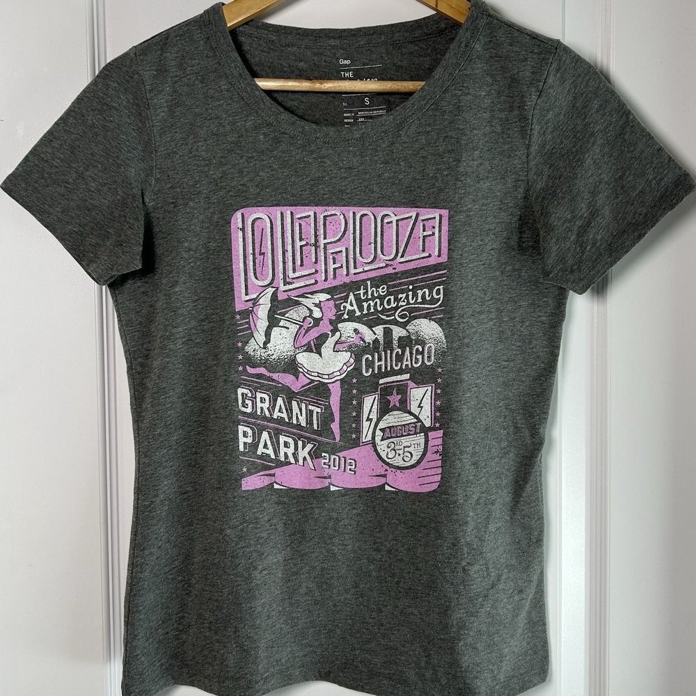 Gap The Masonary Crew Lollapalooza The Amazing Chicago Grant Park 2012 T-Shirt